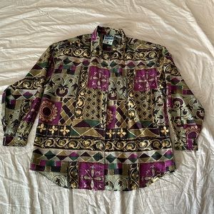 Vintage Silk Button down Blouse